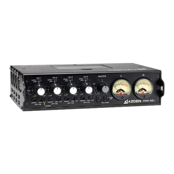 Azden FMX-42u čtyřkanálový přenosný mixer